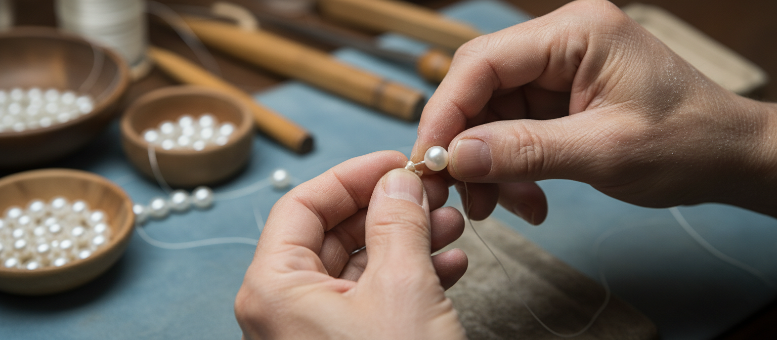 Pearl restringing