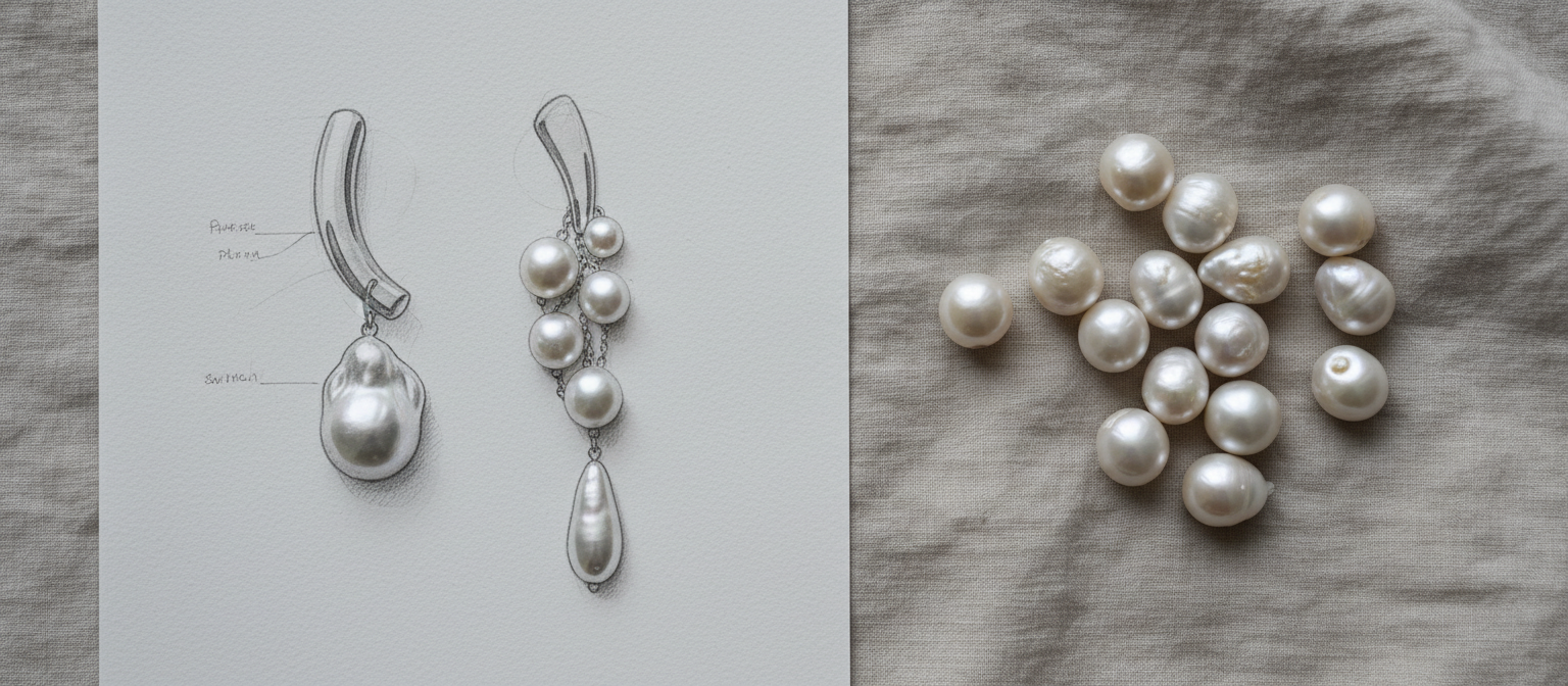 Pearl jewellery redesign