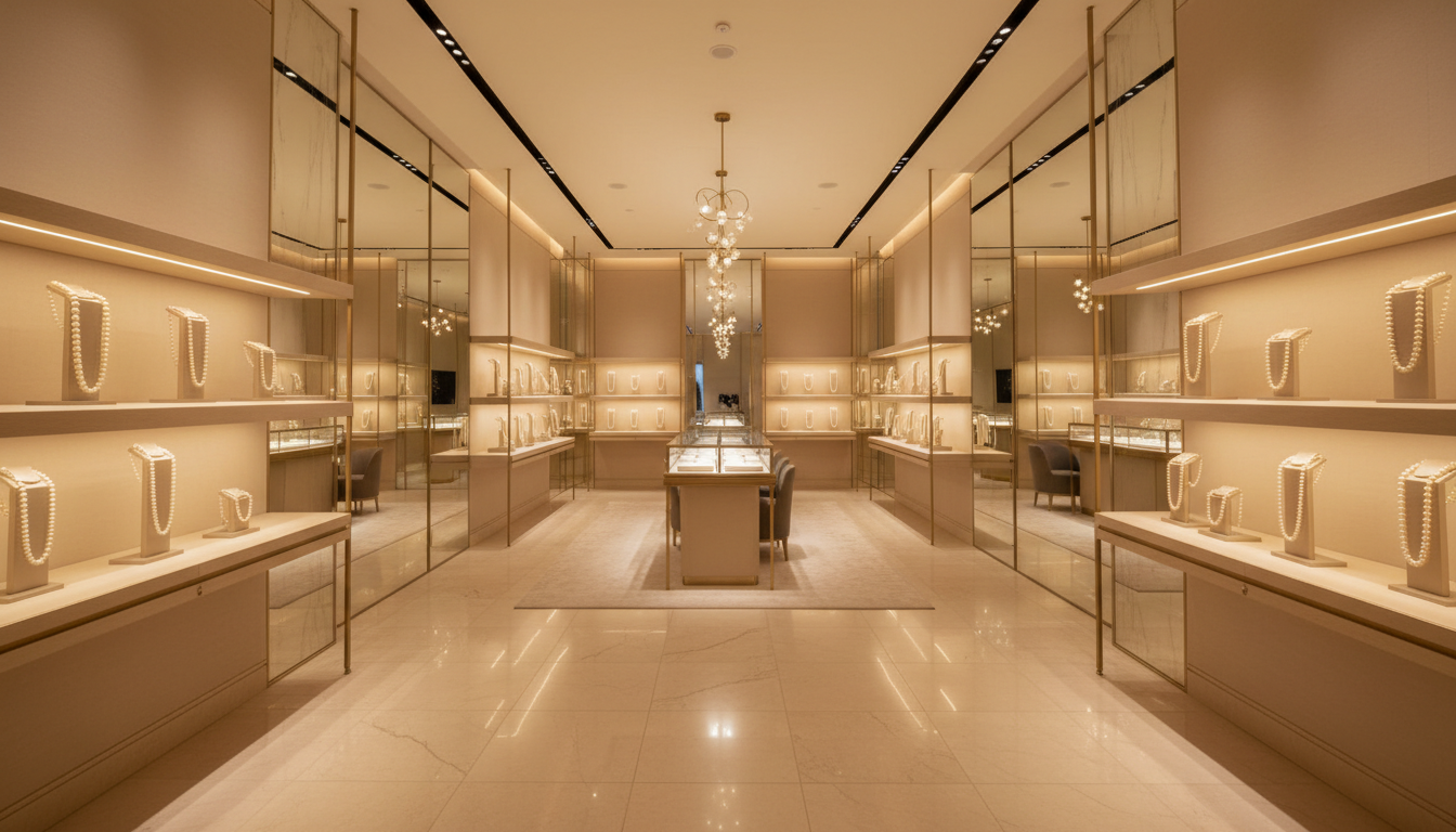 Gallery of Pearls showroom interior